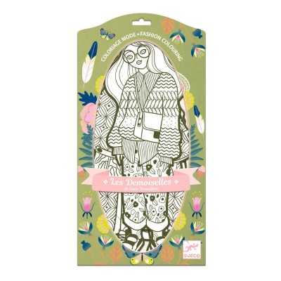 MODA DA COLORARE les demoiselles BOWIE E AMICHE kit artistico DJECO DJ09552 età 6+ Djeco - 1