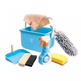 SET PER PULIZIE CON SECCHIO gioco di imitazione HAPE con accessori E3054 età 3+ Hape - 1