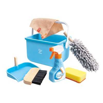 SET PER PULIZIE CON SECCHIO gioco di imitazione HAPE con accessori E3054 età 3+ Hape - 1