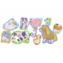 PUZZLE sagomati AMICI DELLA FATTORIA farmyard friends HAPE da 40 pezzi E01648 età 18 mesi + Hape - 2