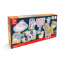 PUZZLE sagomati AMICI DELLA FATTORIA farmyard friends HAPE da 40 pezzi E01648 età 18 mesi + Hape - 1