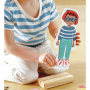 PUZZLE dress up VESTITI MAGNETICI da 66 pezzi HAPE E01651 età 3+ Hape - 5