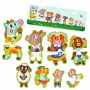 PUZZLE DA 16 PEZZI big and small FARM fattoria DJECO trio DJ08266 età 3+ Djeco - 4