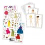 ADESIVI riposizionabili MODA troppo forte ABITI E VESTITI set di stickers DJECO DJ09691 età 5+ Djeco - 4