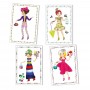 ADESIVI riposizionabili MODA troppo forte ABITI E VESTITI set di stickers DJECO DJ09691 età 5+ Djeco - 5