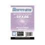 100 BUSTINE PROTETTIVE sapphire LILLA card sleeves 59 x 86 mm RED GLOVE trasparenti Red Glove - 1