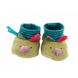 SCARPINE 0-6 MESI scalfarotti VERDI lupo lupetto MOULIN ROTY Les Jolis Pas Beaux BEBE'