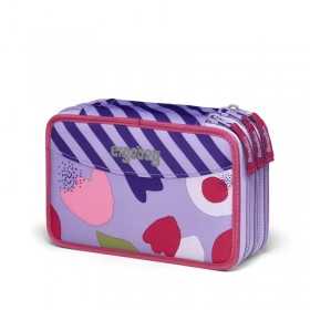 ASTUCCIO maxi 3 ZIP scuola ERGOBAG triplo FLOWER POWBEAR in materiale riciclato ROSA VIOLA Ergobag - 1