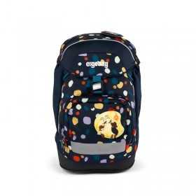 ZAINO scuola ERGOBAG prime MOSAIC STONE BEAR ergonomico REGOLABILE single BLU LILLA Ergobag - 1
