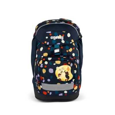ZAINO scuola ERGOBAG prime MOSAIC STONE BEAR ergonomico REGOLABILE single BLU LILLA Ergobag - 1