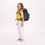 ZAINO scuola ERGOBAG prime MOSAIC STONE BEAR ergonomico REGOLABILE single BLU LILLA Ergobag - 5