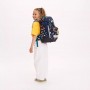 ZAINO scuola ERGOBAG prime MOSAIC STONE BEAR ergonomico REGOLABILE single BLU LILLA Ergobag - 6