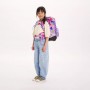 ZAINO scuola ERGOBAG prime FLOWER POWBEAR ergonomico REGOLABILE single ROSA VIOLA Ergobag - 5