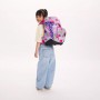 ZAINO scuola ERGOBAG prime FLOWER POWBEAR ergonomico REGOLABILE single ROSA VIOLA Ergobag - 6