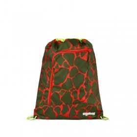 SACCA SPORT portascarpe ERGOBAG sportiva PRIME scuola FIRE DRAGONBEAR zainetto ROSSO E VERDE Ergobag - 1