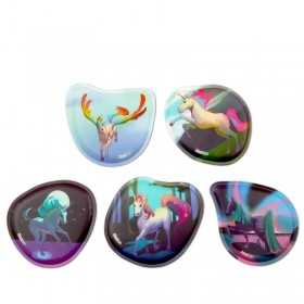 SET DI KLETTIES per lo zaino ERGOBAG patelle intercambiabili UNICORNI con 5 pezzi Ergobag - 1
