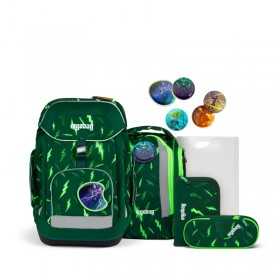 ZAINO scuola ERGOBAG set di 6 pezzi MAXI ergonomico BEARTASTIC regolabile VERDE Ergobag - 1