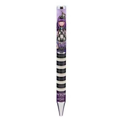 PENNA pen A LITTLE MORE TEA bianco nero viola GORJUSS santoro 1088GJ02 Gorjuss - 1