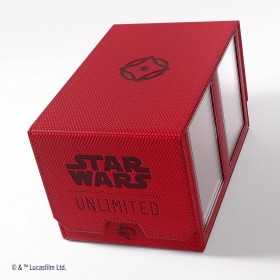 DOUBLE DECK POD doppio portamazzo ROSSO red UFFICIALE star wars unlimited GAMEGENIC GAMEGENIC - 1