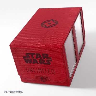 DOUBLE DECK POD doppio portamazzo ROSSO red UFFICIALE star wars unlimited GAMEGENIC GAMEGENIC - 1