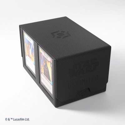 DOUBLE DECK POD doppio portamazzo NERO black UFFICIALE star wars unlimited GAMEGENIC GAMEGENIC - 1