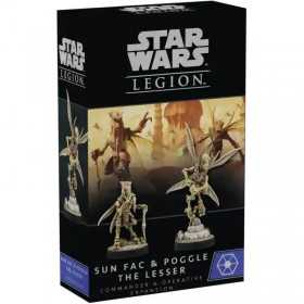 STAR WARS LEGION espansione SUN FAC & POGGLE THE LESSER commander & operative IN INGLESE età 14+ ATOMIC MASS GAMES - 1