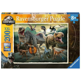PUZZLE 200 JURASSIC WORLD ravensburger 200 PEZZI XXL età 8+