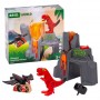 VULCANO IN ERUZIONE set ferrovia CON DINOSAURI treni BRIO 36092 età 3+ BRIO - 2