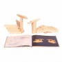 Kapla libro spunti BASE beige ANIMALI livello facile Ecru Kapla - 4