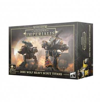 DIRE WOLF HEAVY SCOUT TITANS set di 2 miniature per warhammer THE HORUS HERESY età 12+ Games Workshop - 1
