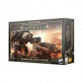 WARHOUND SCOUT TITANS set di 2 miniature LEGIONS IMPERIALIS warhammer THE HORUS HERESY età 12+ Games Workshop - 1