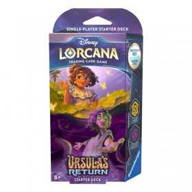 STARTER DECK ambra ametista per IL RITORNO DI URSULA disney LORCANA trading card game IN INGLESE età 8+ Ravensburger - 1