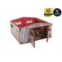 LARGE TIN SHED elemento scenico WW2 NORMANDY micro art studio DIPINTO per 28mm 1/56 Micro Art Studio - 7