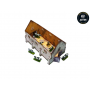 COWSHED elemento scenico WW2 NORMANDY micro art studio DIPINTO per 28mm 1/56 Micro Art Studio - 3