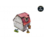 COACH HOUSE elemento scenico WW2 NORMANDY micro art studio DIPINTO per 28mm 1/56 Micro Art Studio - 1