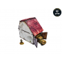 COACH HOUSE elemento scenico WW2 NORMANDY micro art studio DIPINTO per 28mm 1/56 Micro Art Studio - 2