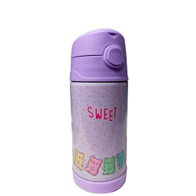 BORRACCIA TERMICA tricoastal SWEET in acciaio inox CANNUCCIA tappo automatico CALDO E FREDDO - 1