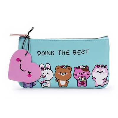 ASTUCCIO morbido DOING THE BEST pencil case PU CUTE bustina TRICOASTAL Tricoastal - 1