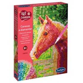 QUADRI DA DIAMANTARE kit artistico CAVALLO sentosphere ART & CREATIONS età 8+ SentoSphere - 1