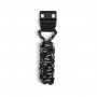 TAG your match LACED BLACK intercambiabile SATCH per personalizzare lo zaino NERO Satch - 1
