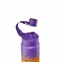 BORRACCIA acciaio inox SATCH 500 ml PURPLE GRAFFITI caldo e freddo GIALLO E VIOLA bottle TENUTA STAGNA Satch - 3