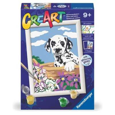 DALMATA kit artistico CREART ravensburger CON CORNICE set 10 colori CON FIORI età 9+ Ravensburger - 1