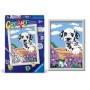 DALMATA kit artistico CREART ravensburger CON CORNICE set 10 colori CON FIORI età 9+ Ravensburger - 2