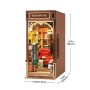SHAKESPEARE BOOKSTORE rolife ROBOTIME in legno BOOK NOOK con luce TGB07 età 14+ ROBOTIME - 4