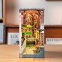 SAKURA DENSYA rolife ROBOTIME in legno BOOK NOOK con luce TGB01 età 14+ ROBOTIME - 4