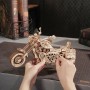 CRUISER MOTORCICLE rokr ROBOTIME in legno PUZZLE 3D moto LK504 età 14+ ROBOTIME - 7
