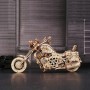 CRUISER MOTORCICLE rokr ROBOTIME in legno PUZZLE 3D moto LK504 età 14+ ROBOTIME - 8