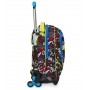 TROLLEY JACK seven BORN TO FUN tre ruote 3WD vol 34 litri SJ GANG scuola ZAINO staccabile 3 IN 1 SEVEN - 4