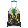 TROLLEY JACK seven BORN TO FUN tre ruote 3WD vol 34 litri SJ GANG scuola ZAINO staccabile 3 IN 1 SEVEN - 5