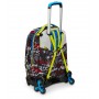 TROLLEY JACK seven BORN TO FUN tre ruote 3WD vol 34 litri SJ GANG scuola ZAINO staccabile 3 IN 1 SEVEN - 6